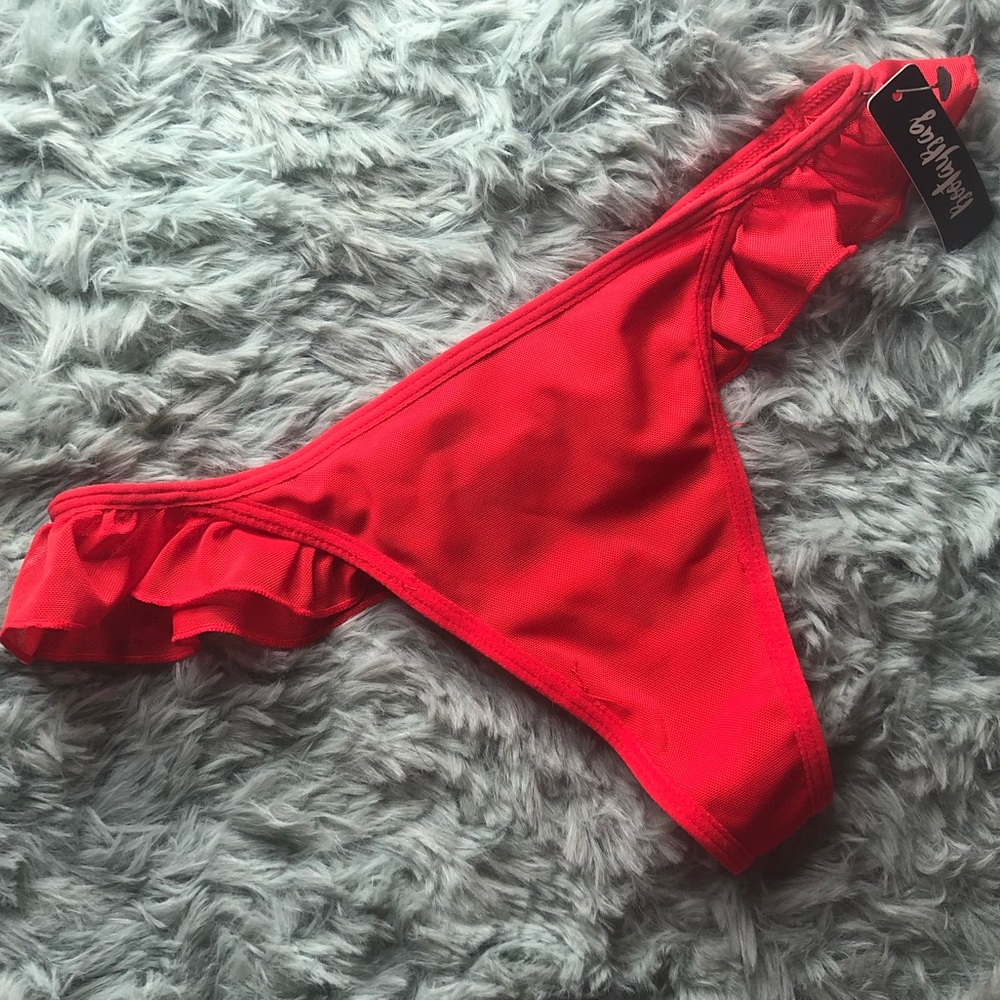 BNWT Red Ruffle Undies